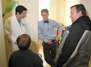Ted and Matt with patient